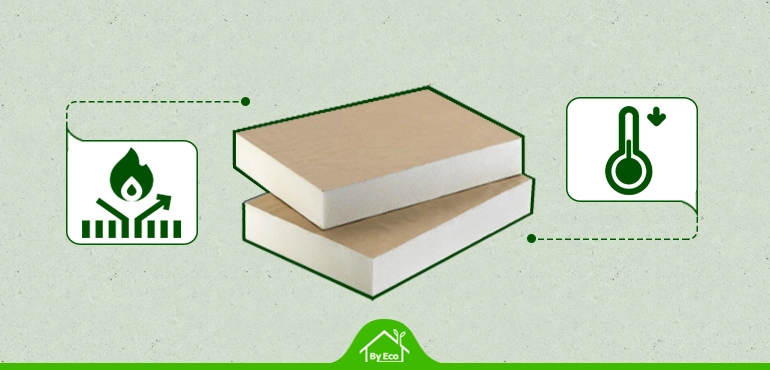 PIR Insulation Boards for underfloor insulation, showcasing fire resistance and high thermal performance.